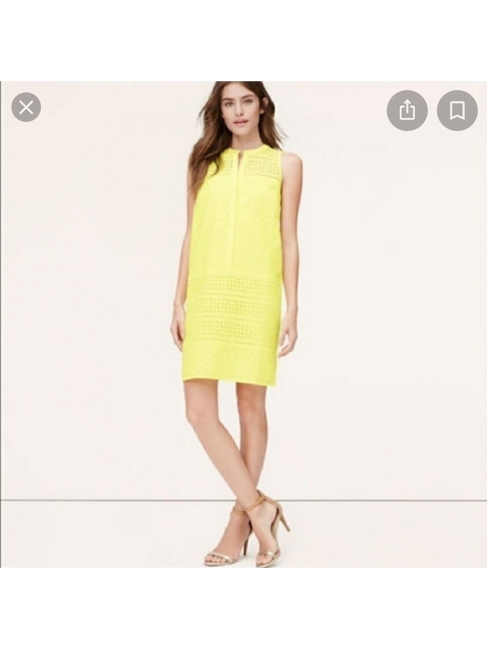 Ann Taylor Loft sleeveless dress